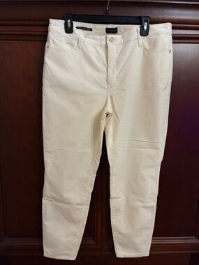 Talbots Cream Straight-Leg corduroy Women's Jegging